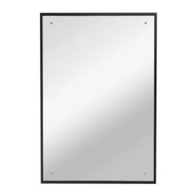 Rectangular Wall Mount Mirror 22.8 x 33.6 Inch for Barbershop/Spa/Bathroom/Vanity, Home Salon Use