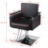 Hydraulic Barber Chair, Heavy-Duty Styling Chair with 360 Degree Rotation for Barber Shop, Beauty Salon, Spa, Tattoo Shop, Black