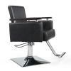 Hydraulic Barber Chair, Heavy-Duty Styling Chair with 360 Degree Rotation for Barber Shop, Beauty Salon, Spa, Tattoo Shop, Black