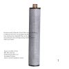 Pressurized Beauty Shower Filter Head SPA Handled Sprinkling Shower Nozzle with Carbon Fiber Filter Replacement-Chlorine & Flouride Filter-Hard Water