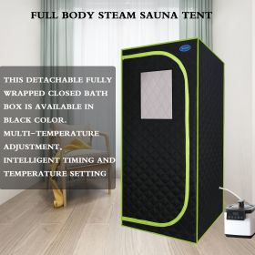 Portable Plus Type Full Size Steam Sauna tent. Spa, Detox (Color: as pic)