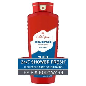 Old Spice High Endurance Men's 3-in-1 Shampoo Conditioner & Body Wash, 24 fl oz (Brand: Visit the Old Spice Store)