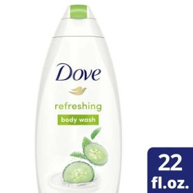 Dove Refreshing Body Wash Cucumber and Green Tea Cleanser 22 oz (Brand: Dove)